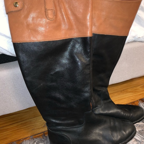 Ralph Lauren two toned riding boots. Lightly worn. - Picture 3 of 4